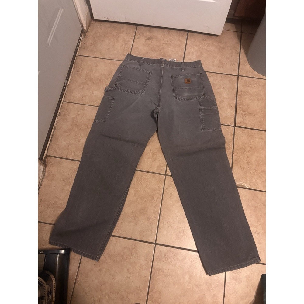 Carhartt Vintage Double Knee Carpenter Pants Faded Brown, 36x34 - Picture 2 of 5